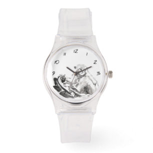 Reloj De Pulsera Lavado de pintura Mono Año Chino Año Zodiaco Cumpl