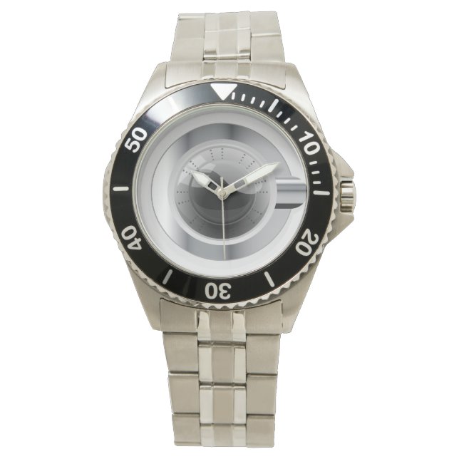 Reloj De Pulsera Lavadora blanca (Anverso)