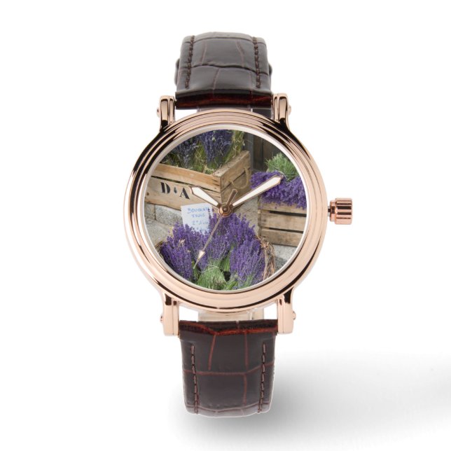 Reloj De Pulsera Lavanda a la venta, Provenza, Francia (Anverso)