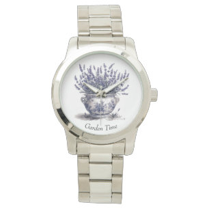 Reloj De Pulsera Lavanda en azul Delft