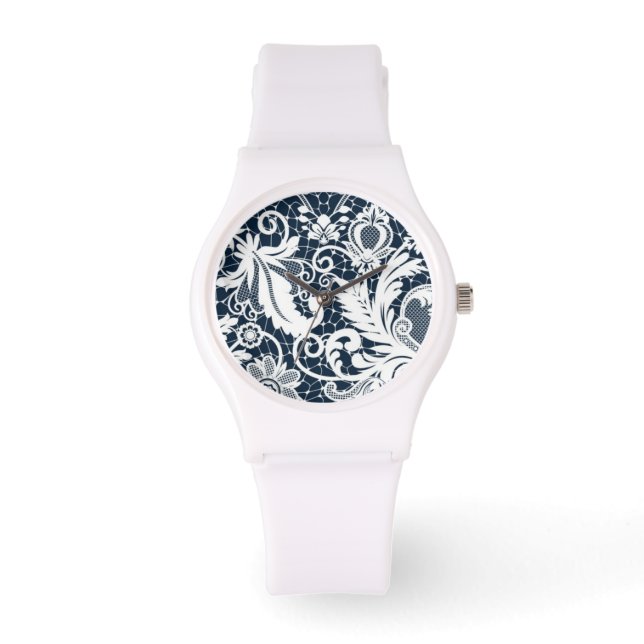 Reloj De Pulsera Lazo blanco 2 (Anverso)