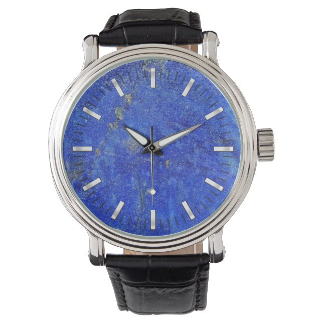 Reloj De Pulsera Lazurita azul Gemstone (Anverso)