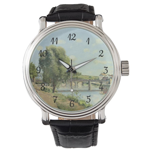 Reloj De Pulsera Le Pont Du Chemin De Fer Camille Pissarro (Anverso)