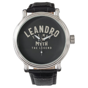 Reloj De Pulsera Leandro Personalizado Nombre