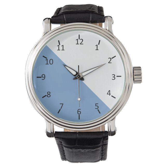 Reloj De Pulsera Leche azul para bebés (Anverso)