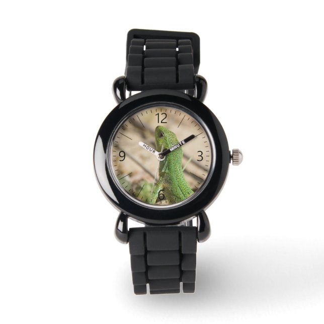 Reloj De Pulsera Lechuga verde (Anverso)