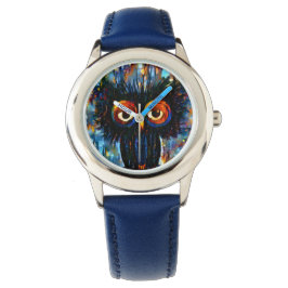 Reloj De Pulsera Lechuza brillante y sabia
