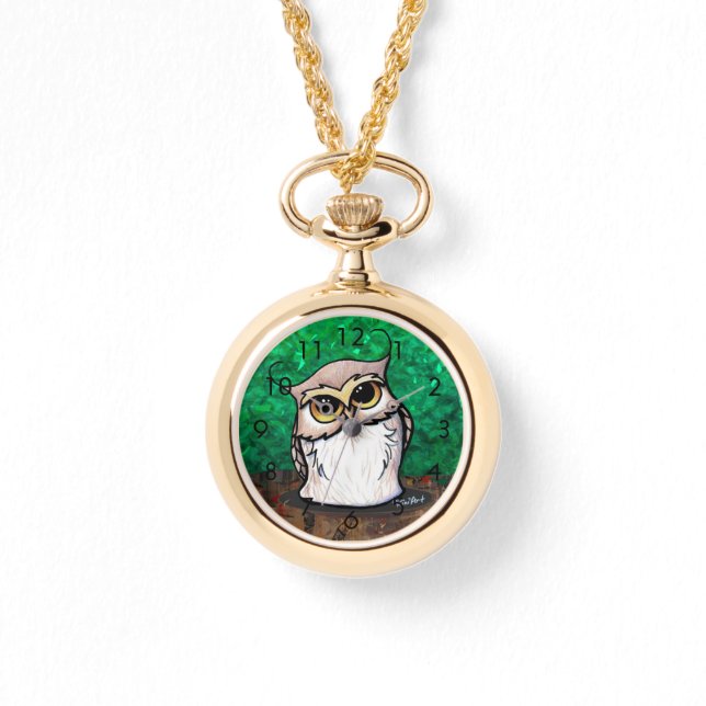 Reloj De Pulsera Lechuza Cuta (Anverso)