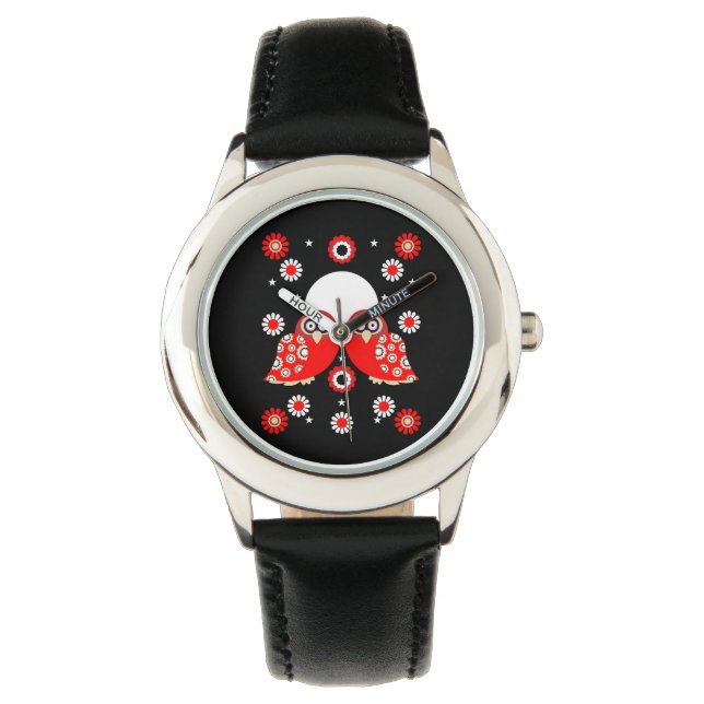 Reloj De Pulsera Lechuza de Arte Popular (Anverso)
