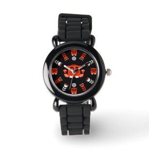 Reloj De Pulsera Lechuza nórdica de arte folclórico