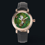 Reloj De Pulsera Lechuzas, helechos, roble y bayas<br><div class="desc">Lechuzas,  ratones,  bayas y helechos,  sin soldadura</div>