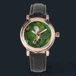 Reloj De Pulsera Lechuzas, helechos, roble y bayas<br><div class="desc">Lechuzas,  ratones,  bayas y helechos,  sin soldadura</div>