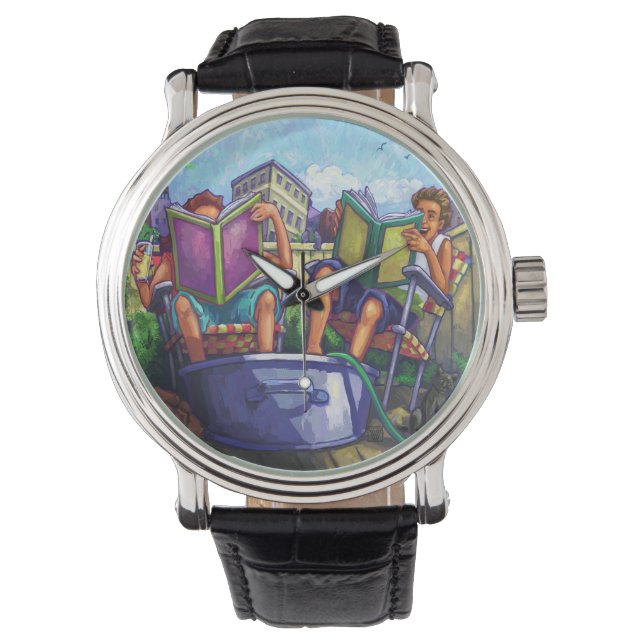 Reloj De Pulsera Lectura en verano (Anverso)