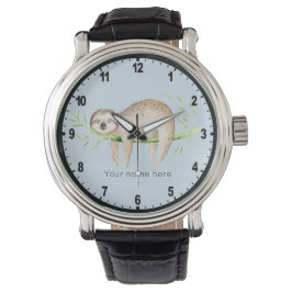 Reloj De Pulsera Lema feliz personalizada