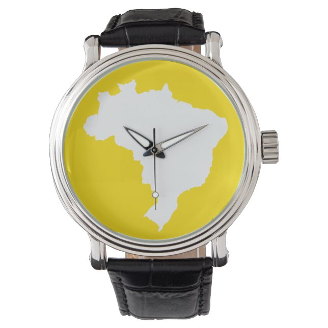 Reloj De Pulsera Lemon Festivo Brasil (Anverso)
