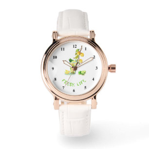 Reloj De Pulsera Lemon Juice Cool Drink Lemonade Watch Gift