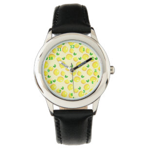 Reloj De Pulsera Lemones amarillos frescos