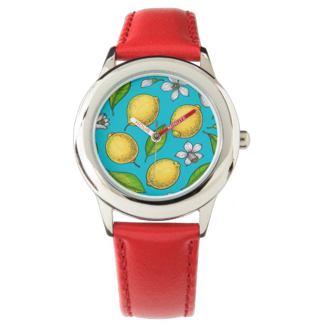 Reloj De Pulsera Lemones azules (Anverso)
