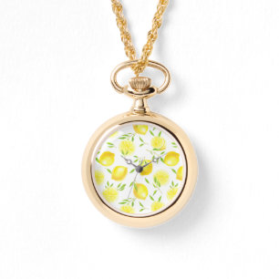 Reloj De Pulsera Lemones y hojas