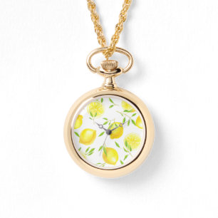 Reloj De Pulsera Lemones y hojas