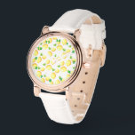 Reloj De Pulsera Lemons Watches<br><div class="desc">Regalo de Relojes de Lemones Amarillos Frescos - Diseño MIGNED</div>