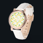 Reloj De Pulsera Lemons Watches<br><div class="desc">Regalo de Relojes de Lemones Amarillos Frescos - Diseño MIGNED</div>