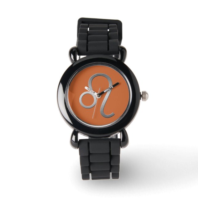 Reloj De Pulsera leo - plata (Anverso)