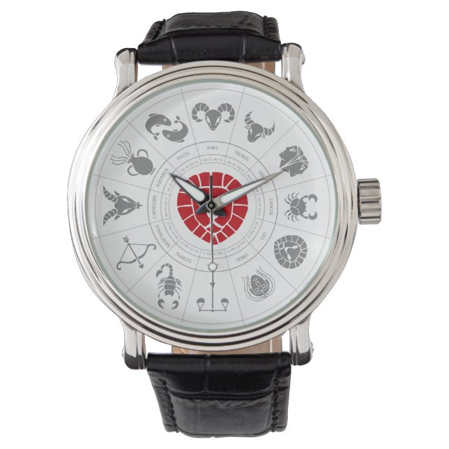 Reloj De Pulsera Leo Zodiac Birthday Gift (Anverso)