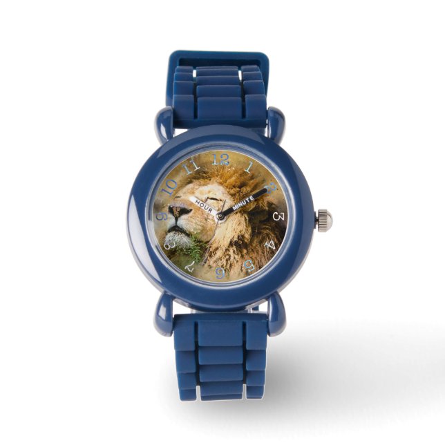 Reloj De Pulsera León - Bezal con números negros Observar (Anverso)