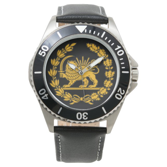 Reloj De Pulsera León macho majestuoso (Anverso)