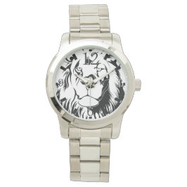 Reloj De Pulsera León Tribal 002