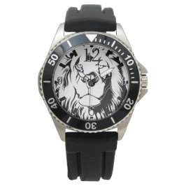Reloj De Pulsera León Tribal 002