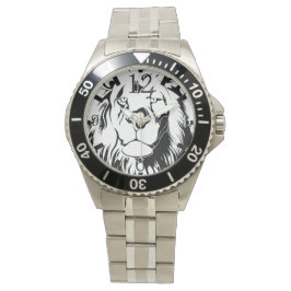 Reloj De Pulsera León Tribal 002