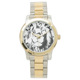 Reloj De Pulsera León Tribal 002