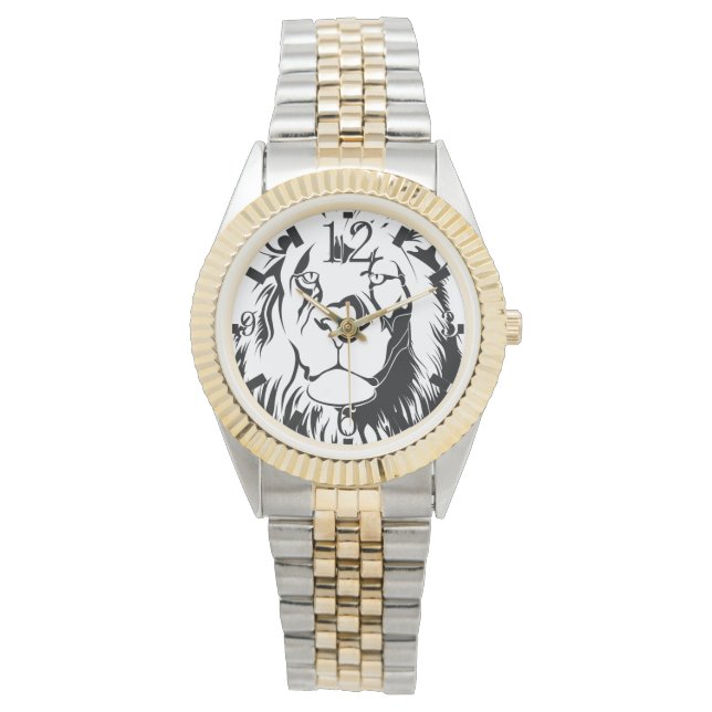 Reloj De Pulsera Leon Tribal 002 (Anverso)