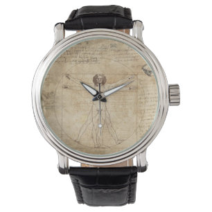 Reloj De Pulsera Leonardo Da Vinci El Hombre Vitruviano