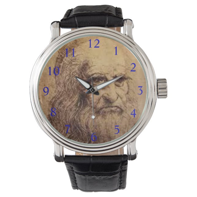 Reloj De Pulsera Leonardo* da Vinci Personalizado Wristwatch (Anverso)