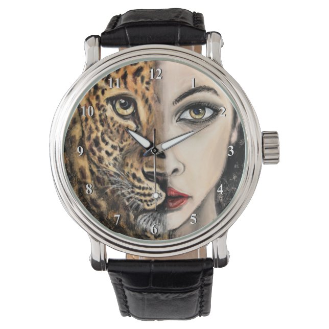 Reloj De Pulsera Leopard Chica Watch (Anverso)