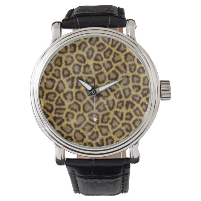 Reloj De Pulsera Leopard Fur (Anverso)