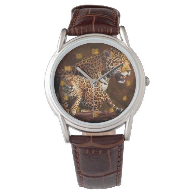Reloj De Pulsera LEOPARD "La noche salvaje" (Anverso)