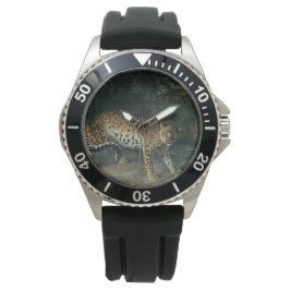 Reloj De Pulsera Leopardess (por Jean-Baptiste Oudry)