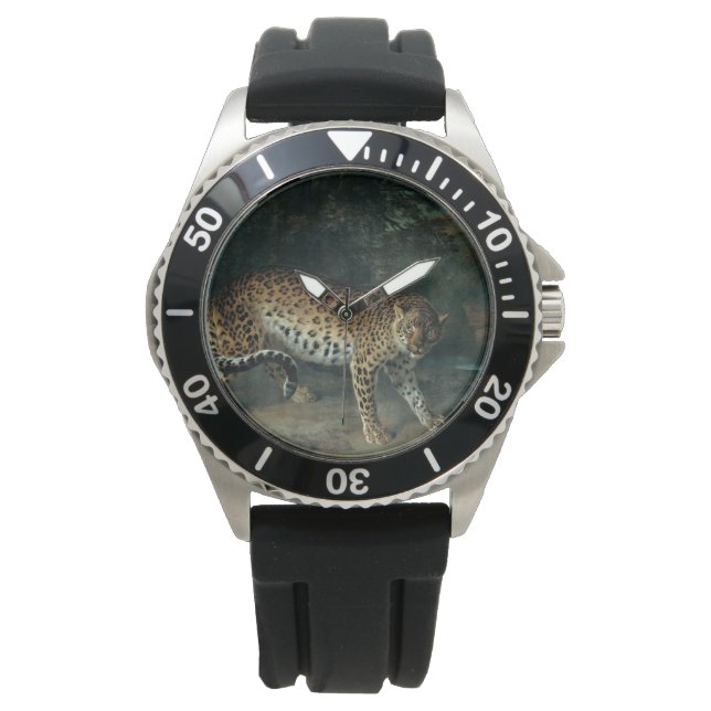 Reloj De Pulsera Leopardess (por Jean-Baptiste Oudry) (Anverso)