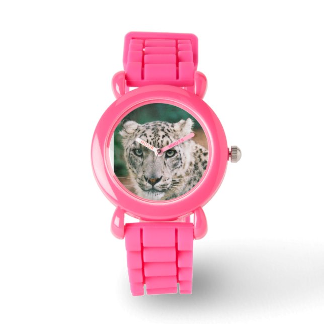 Reloj De Pulsera Leopardo de la nieve (Anverso)