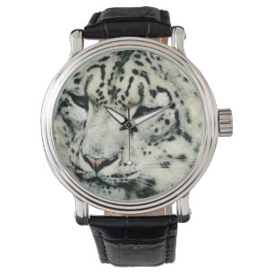 Reloj De Pulsera Leopardo de las Nieves