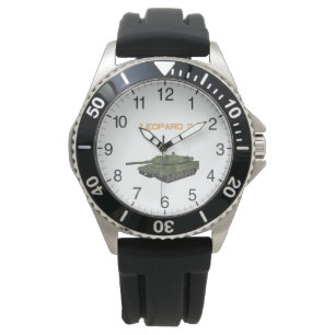 Reloj De Pulsera Leopardo del tanque alemán 2