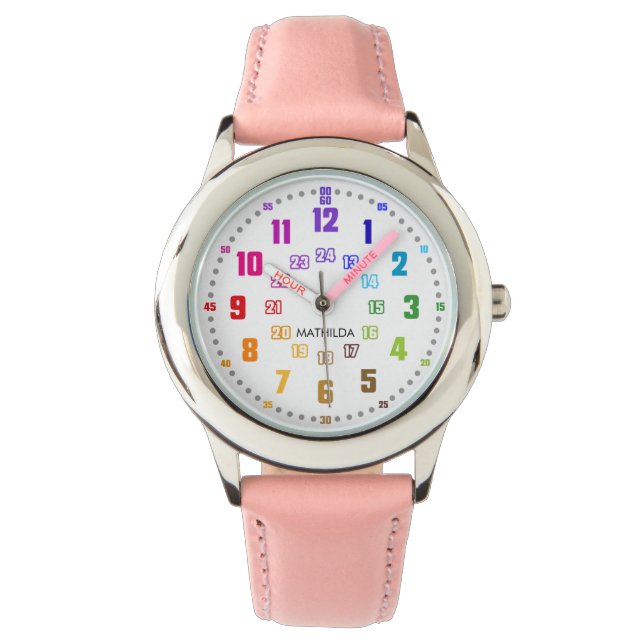 Reloj De Pulsera  Lernuhr Kinderuhr Schulanfangsgeschenk (Anverso)