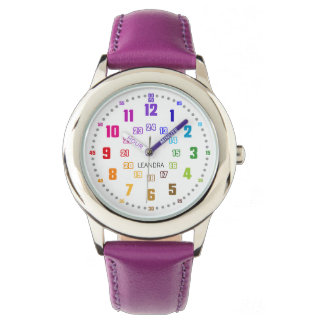 Reloj De Pulsera  Lernuhr Kinderuhr Schulanfangsgeschenk Armbanduhr