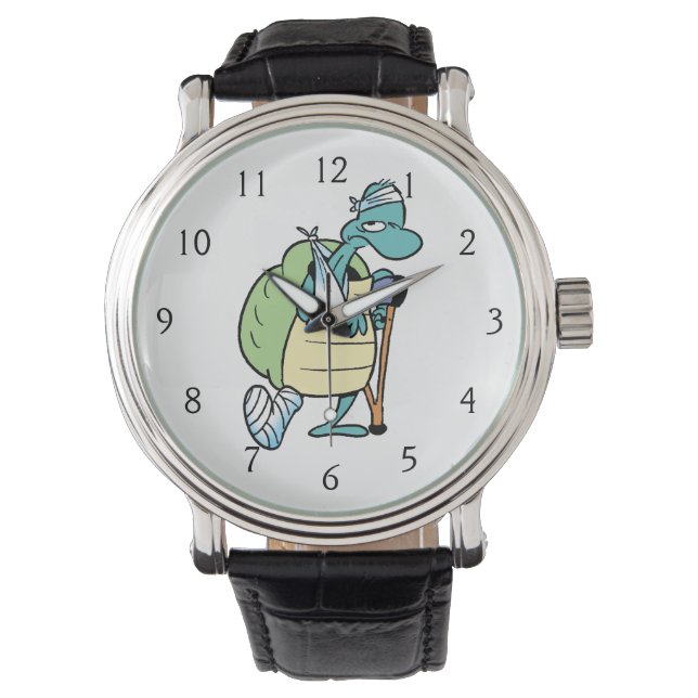 Reloj De Pulsera Lesiones traumáticas en tortugas de pantano (Anverso)