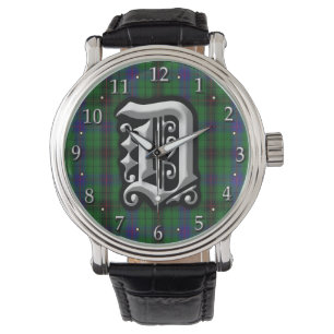 Reloj De Pulsera Letra clan Davidson D Monogram Tartán