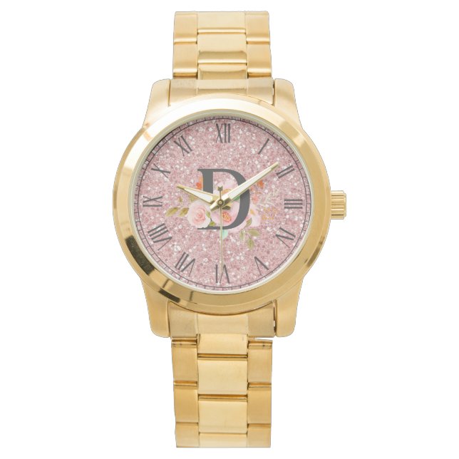 Reloj De Pulsera Letra D (Anverso)